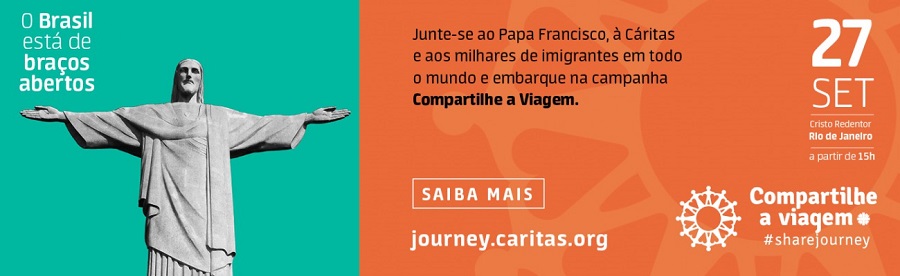 Cáritas Brasileira: campanha “Compartilhe a Viagem” sobre imigração e refúgio