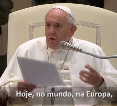 O Papa: os cristãos são perseguidos com "luvas de pelica", deixados de lado, marginalizados