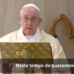 O Papa: que haja paz nas famílias e unidade na Igreja